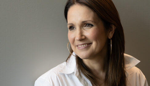 France Beaudoin lors du lancement de la programmation de Radio-Canada 2023-2024