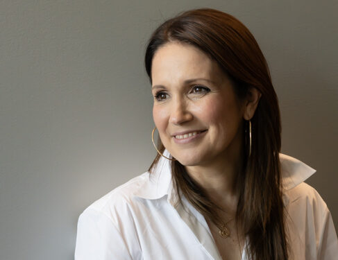 France Beaudoin lors du lancement de la programmation de Radio-Canada 2023-2024