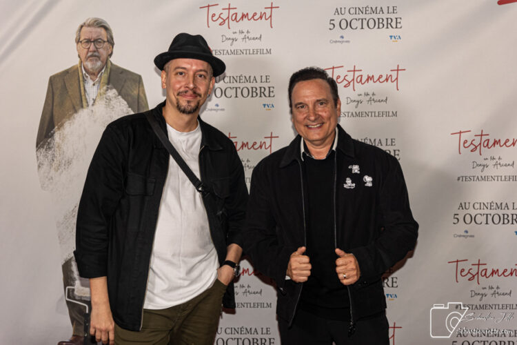 Tapis rouge du film «Testament», le nouveau film de Denys Arcand