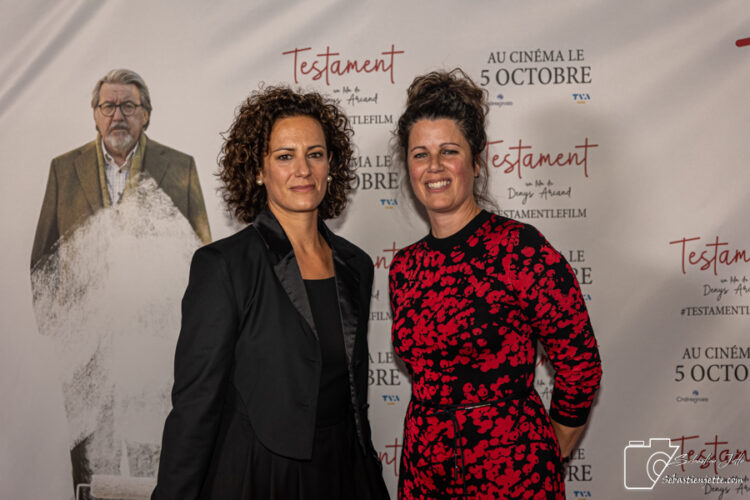 Tapis rouge du film «Testament», le nouveau film de Denys Arcand