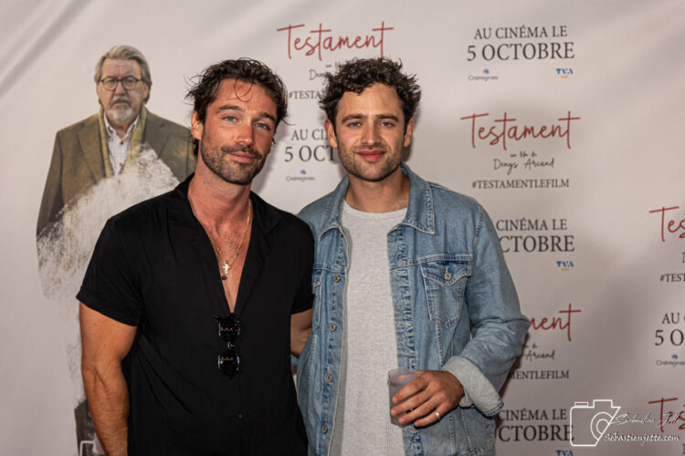 Tapis rouge du film «Testament», le nouveau film de Denys Arcand
