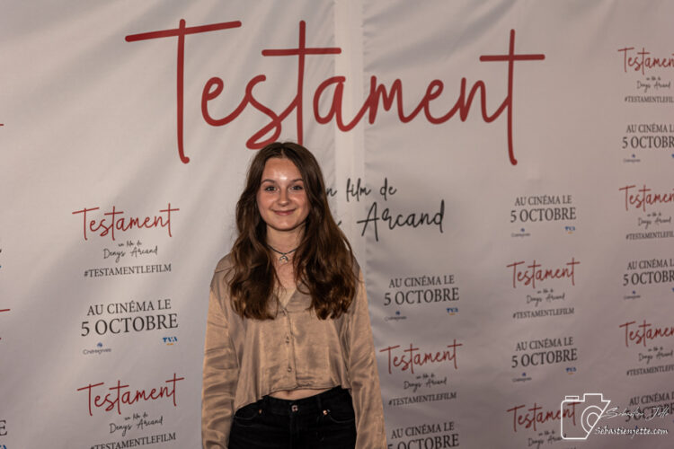 Tapis rouge du film «Testament», le nouveau film de Denys Arcand