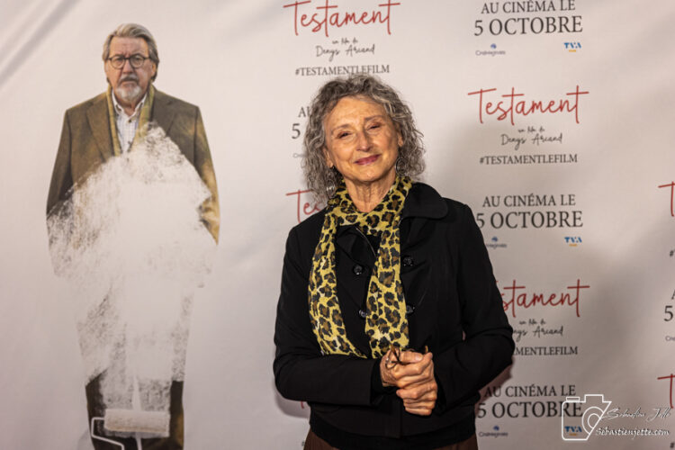 Tapis rouge du film «Testament», le nouveau film de Denys Arcand