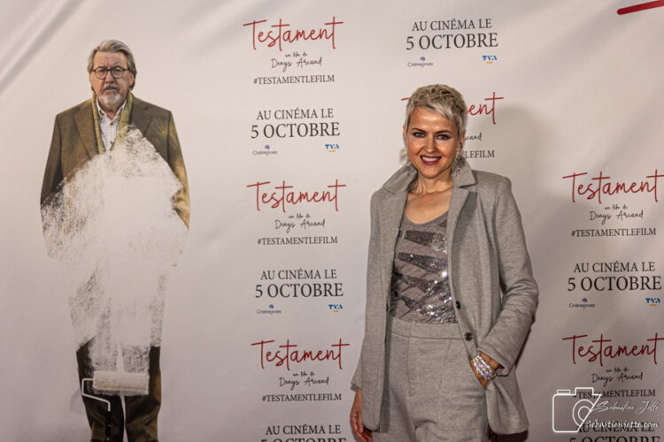 Tapis rouge du film «Testament», le nouveau film de Denys Arcand