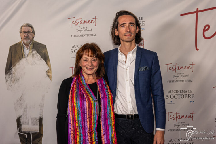 Tapis rouge du film «Testament», le nouveau film de Denys Arcand