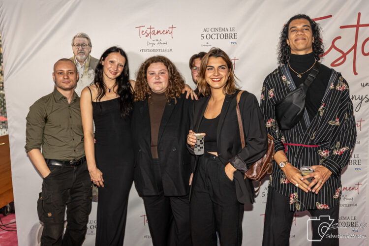 Tapis rouge du film «Testament», le nouveau film de Denys Arcand