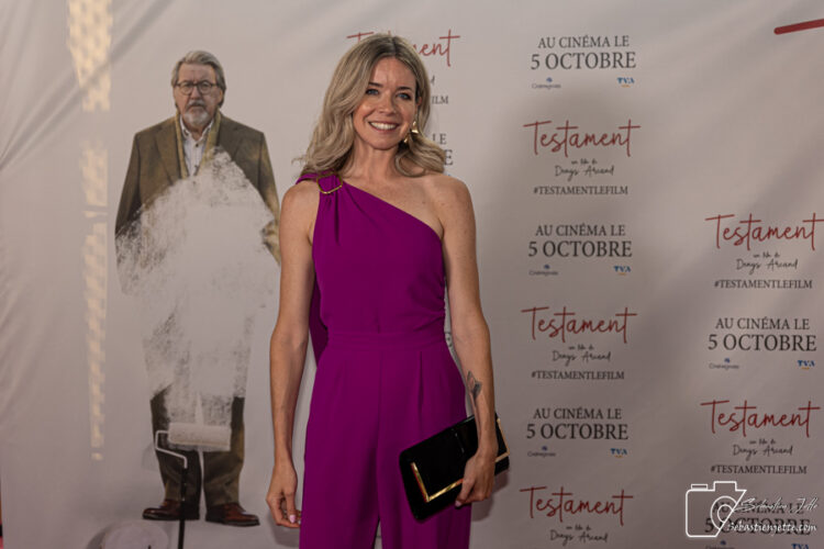 Tapis rouge du film «Testament», le nouveau film de Denys Arcand