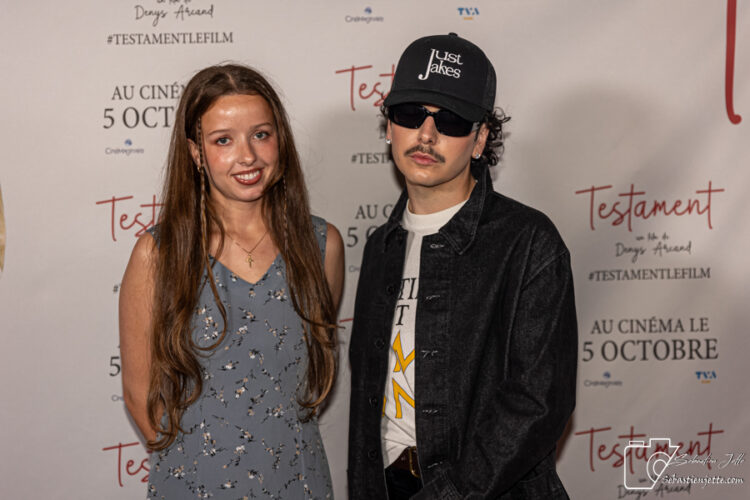 Tapis rouge du film «Testament», le nouveau film de Denys Arcand
