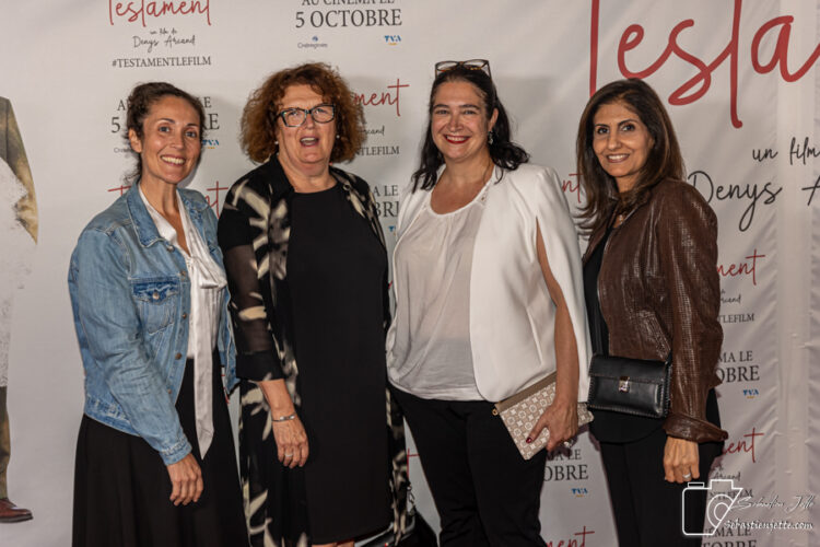 Tapis rouge du film «Testament», le nouveau film de Denys Arcand