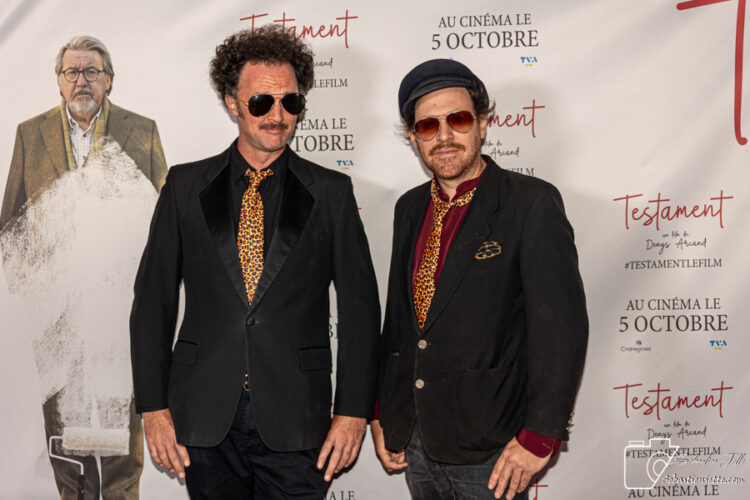 Tapis rouge du film «Testament», le nouveau film de Denys Arcand