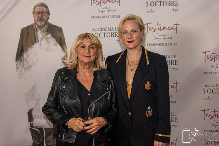 Tapis rouge du film «Testament», le nouveau film de Denys Arcand
