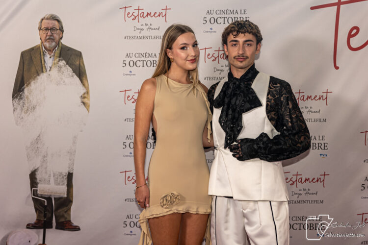 Tapis rouge du film «Testament», le nouveau film de Denys Arcand