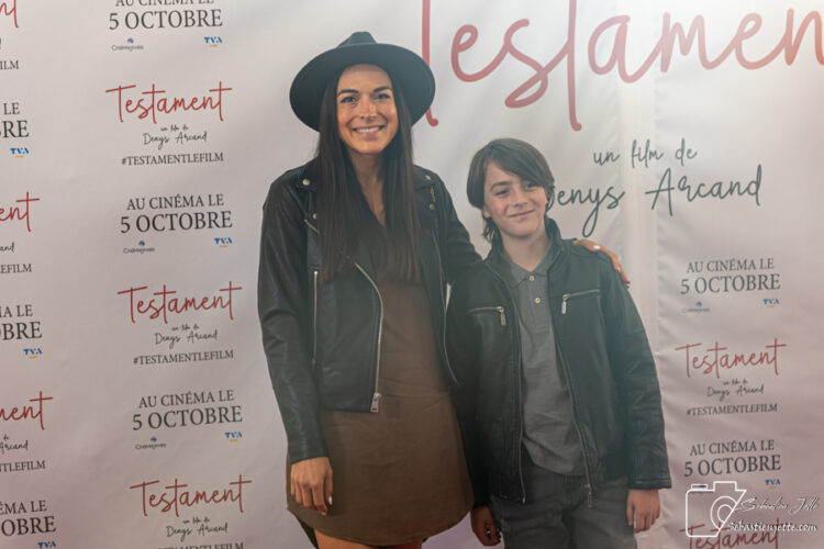 Tapis rouge du film «Testament», le nouveau film de Denys Arcand