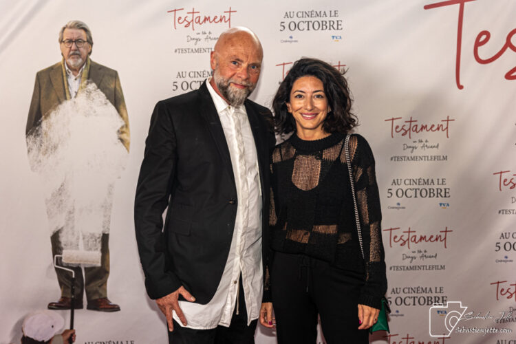 Tapis rouge du film «Testament», le nouveau film de Denys Arcand