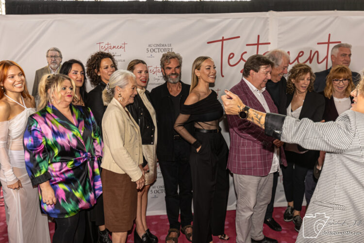 Tapis rouge du film «Testament», le nouveau film de Denys Arcand