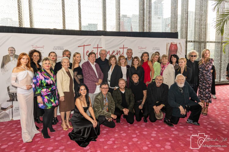 Tapis rouge du film «Testament», le nouveau film de Denys Arcand