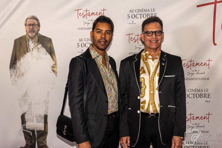 Tapis rouge du film «Testament», le nouveau film de Denys Arcand