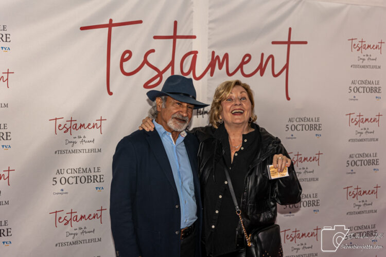 Tapis rouge du film «Testament», le nouveau film de Denys Arcand
