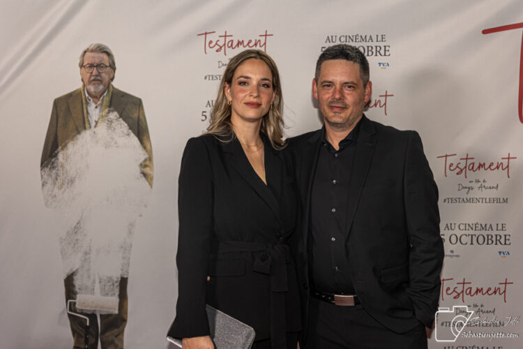 Tapis rouge du film «Testament», le nouveau film de Denys Arcand