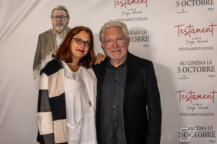 Tapis rouge du film «Testament», le nouveau film de Denys Arcand