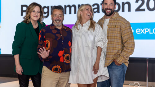 Élyse Marquis, Normand Brathwaite, Véronique Cloutier et Félix-Antoine Tremblay