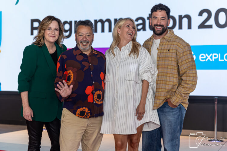 Élyse Marquis, Normand Brathwaite, Véronique Cloutier et Félix-Antoine Tremblay