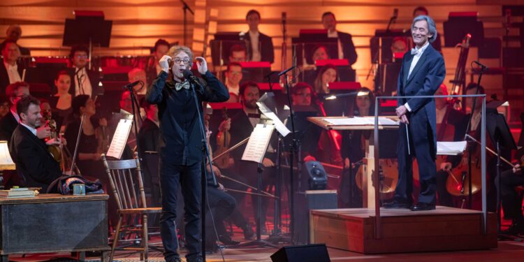 Fred Pellerin et Kent Nagano : joyeux complices du «Secret de Polichignon»!