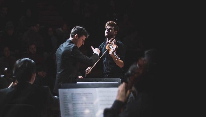 Blake Pouliot au violon au Ladies Morning Musical Club