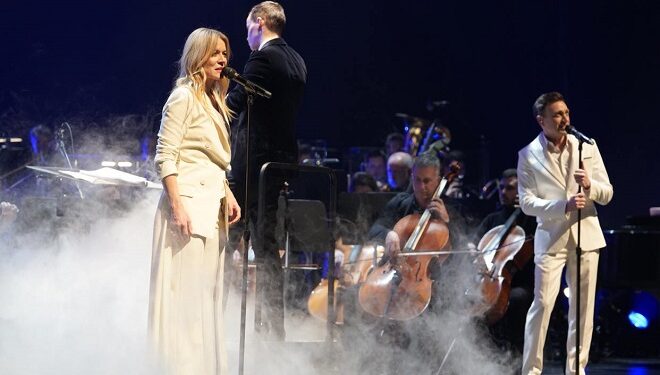 Véronic Dicaire et Benoit McGinnis - Bond Symphonique - Crédit : Karl André