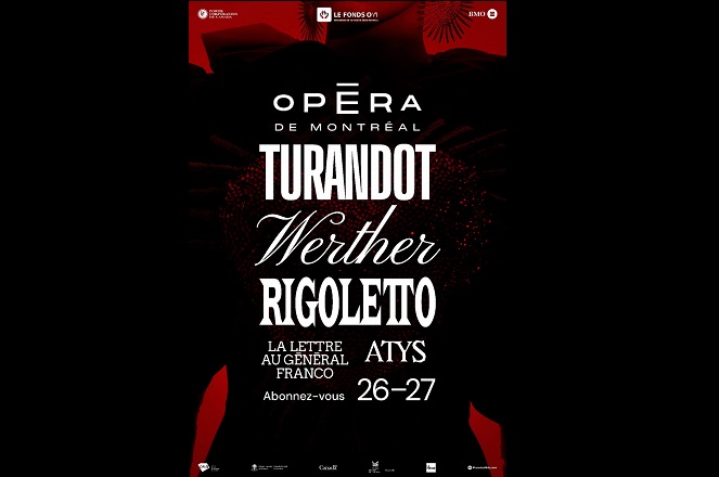 L’Opéra de Montréal dévoile une saison 2026-2027 sous le signe de l’audace et de la création