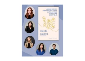 Haute saison, cinq histoires, cinq voix, un seul roman, une multitude d’émotions.