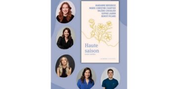 Haute saison, cinq histoires, cinq voix, un seul roman, une multitude d’émotions.