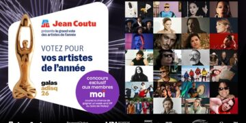 la bannière Jean Coutu s'associe pour la première fois à l'Adisq afin de présenter le grand vote des artistes de l'année